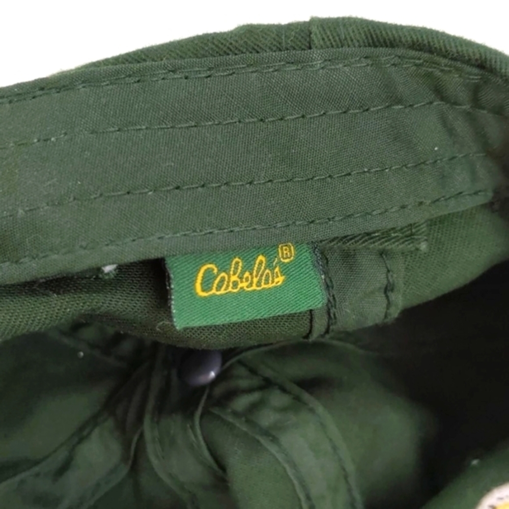 Cabela's Green Adjustable Strapback Hat Cap - image 8